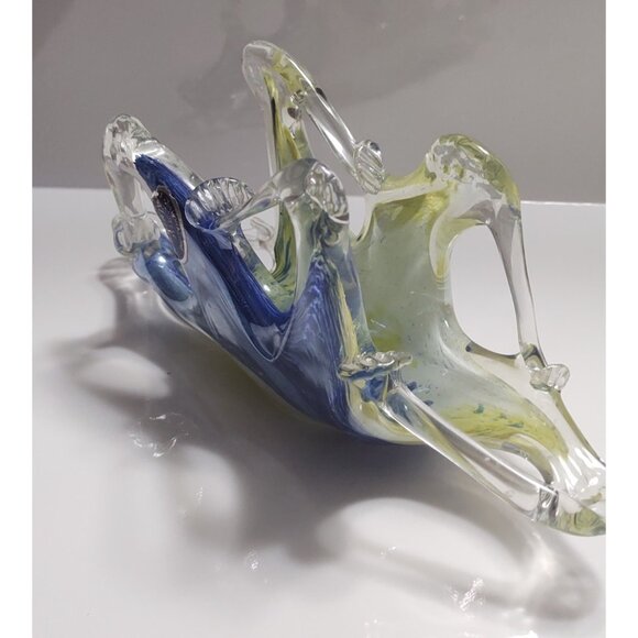 Vintage Lavorazione Arte Murano Hand Blown Glass Napkin holder - Picture 4 of 12